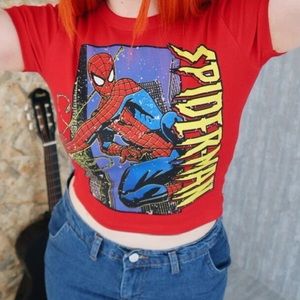 Spider-Man Crop Top